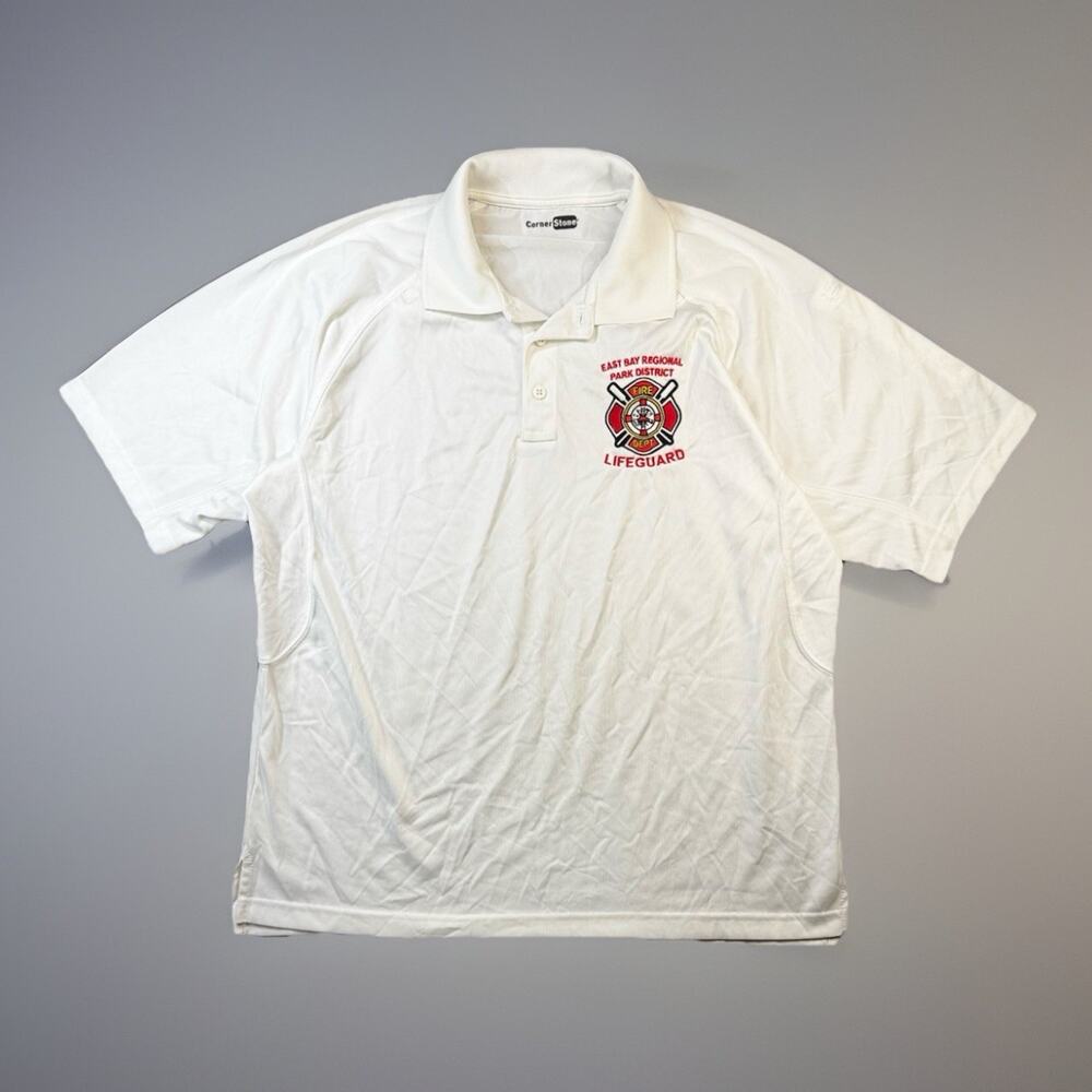 CornerStone East Bay Regional Park District Lifeguard Polo Shirt L 1159